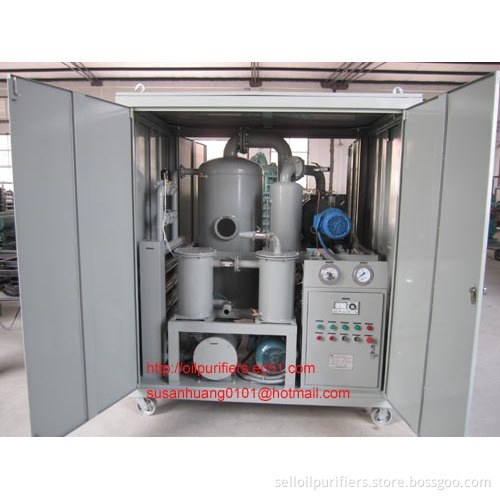 Double-stage high-efficiency vacuum Insulation oil purifier, dielectric oil filtration, oil purification, oil treatment plant